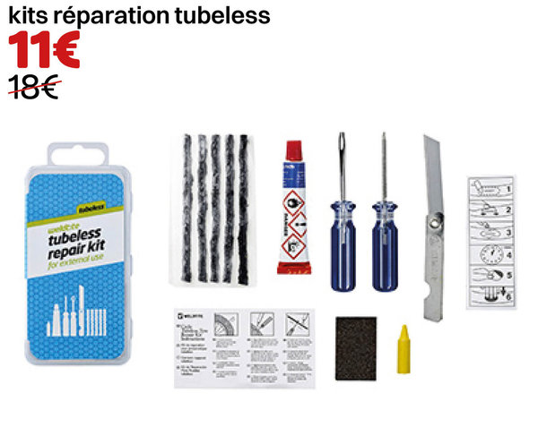kits réparation tubeless