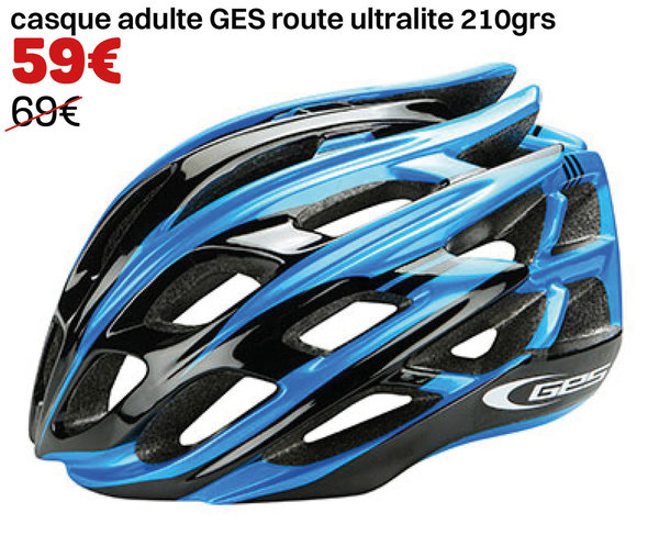 casque adulte GES route ultralite 210grs