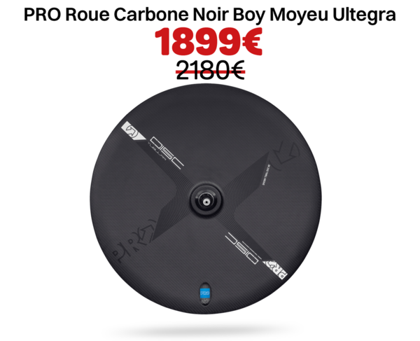 PRO Roue Carbone Noir Boy Moyeu Ultegra
